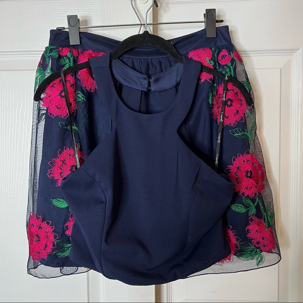 Speechless Womens Top and Skirt